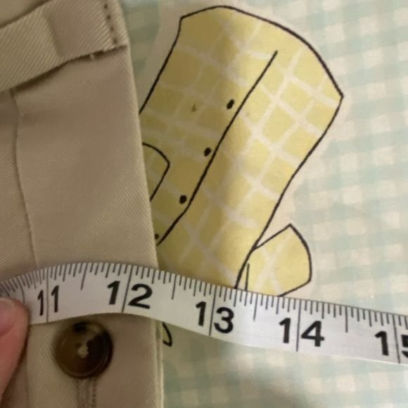 Eddie Bauer men’s casual dress pants ruston fit flat front tan/cream size 33” - Picture 11 of 16